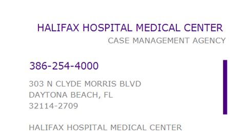 halifax hospital daytona beach phone number|halifax hospital address.